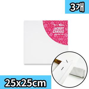 3p 팝아트 캘리그라피용 소형 정사각 캔버스 6호 25x25cm 미술 스케치