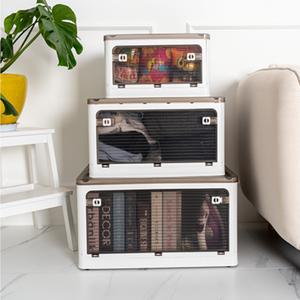 5면 개방 정리함 폴딩 리빙 박스 옷장 소품 장난감 캠핑 사이즈 다양