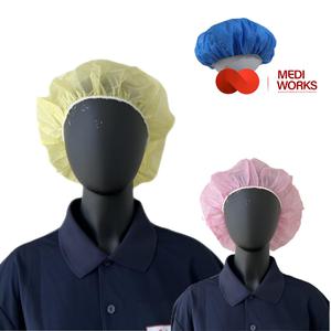 메디웍스 일회용 헤어캡 식품 공장 미용실 부직포 위생모 100장