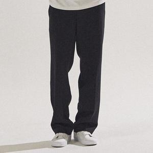 [팔랩] 남여공용 에센셜 세미 와이드 밴딩 슬랙스 팬츠_PL24F7PT012_BK