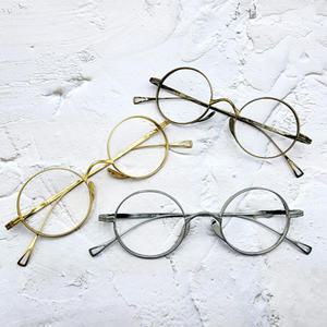 글라스렌 코받침없는 가벼운 알작은 티타늄안경테 돋보기 남자 여자 패션 동그란안경 TGL20