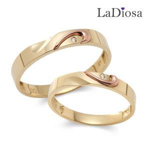 [라디오사]14K 다이아 커플링 세트 G14B-438OR 남녀한쌍