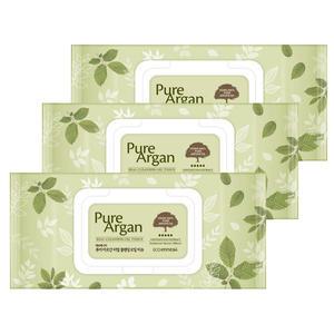 과일나라 에코에니어 퓨어아르간 리얼 클렌징 오일 티슈(70매) x 3개