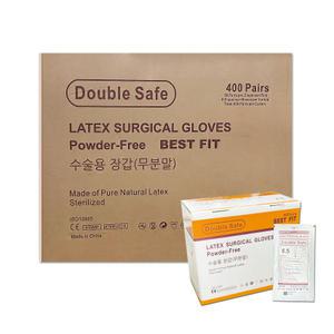 더블세이프 베스트핏 멸균 글러브 6.5 1박스/8통 멸균글러브 의료용