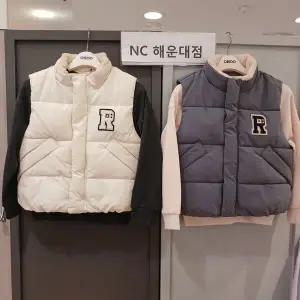 [보리보리/오후]부드럽고 포근한 느낌~오버핏 패딩조끼 OHVW24W01