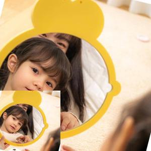 2WC 비비 얼굴 소프트 안전거울 벽걸이 아크릴 아기 거울 아이방꾸미기