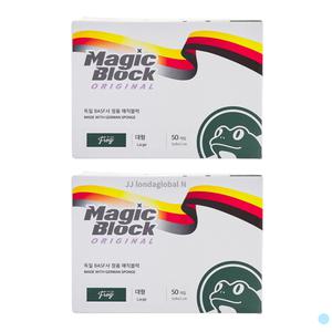 프로그 매직 블럭 스펀지 독일 정품 대형 50입 2개