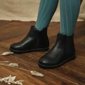 [보리보리/빔보빔바]빔보빔바 기모실버첼시 앵클부츠