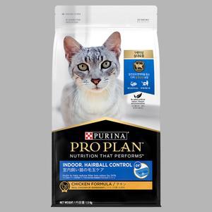 퓨리나 프로플랜 고양이사료 캣 인도어 헤어볼 1.5kg