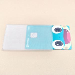 비닐 보호 신용카드 커버 케이스 필름 투명 포켓 지갑 미니 신분증 교통 스크래치방지 카드집 보관