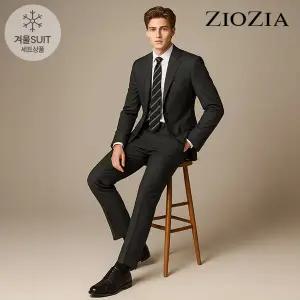 [지오지아] 마이크로 패턴 카키 정장세트 (ABC4SB1203_ABC4SP1203_KH)