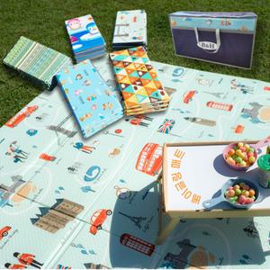 베이글링 특수코팅 돗자리 캠핑 매트 두꺼운 푹신한 대형 두툼한 방수 해변 피크닉 폭신한 큰 야외용 특대형 돛자리