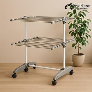 스텐하우스 미니 빨래건조대 4단(그레이)