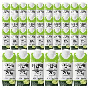 빙그레 더단백 드링크 멜론 250ml 36개 / 프로틴 단백질 보충 음료