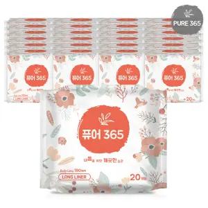 퓨어365 팬티라이너 롱 20개입 20개