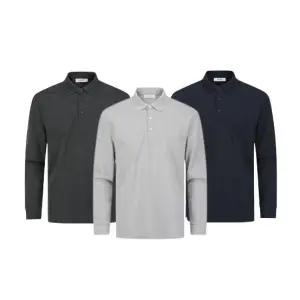 [롯데백화점]에디션 가을/겨울 신상 고급 코튼 카라티 베이직 티셔츠 NEE3TT1601 GB7777