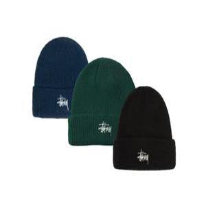 스투시 베이직 커프 비니 블랙 / 네이비 / 포레스트 1321019