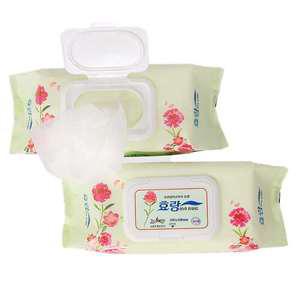 케어메이트 어르신 케어 효랑 물티슈 캡형 엠보 특대형 60매 20팩