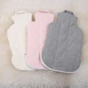 파쉬 보온물주머니 2L + 40수 워싱코튼  양면누빔커버