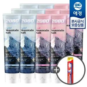 [비밀특가] 2080 퓨어 솔트 치약 150g x12개 +칫솔1입 증정