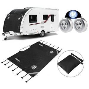 카라반 전면 커버 레일 설치 가능 방수 기능 주차시 사생활보호 유리보호 암막커버