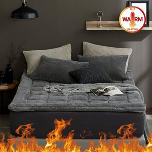 [에어룸] 후끈후끈 자가발열 고정밴딩 양털토퍼 SS