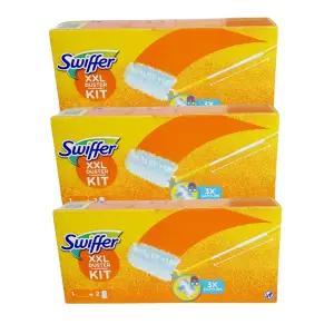 스위퍼 헤비듀티 더스터 흡착 청소포 세트 180 먼지떨이 털이 롱핸들1개 리필2매 3세트