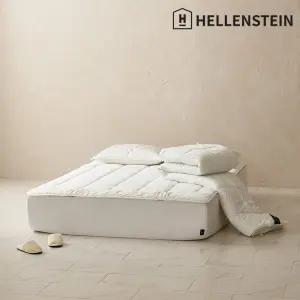 [고정밴드] 호주산 60수 양모 토퍼 침대패드 Q