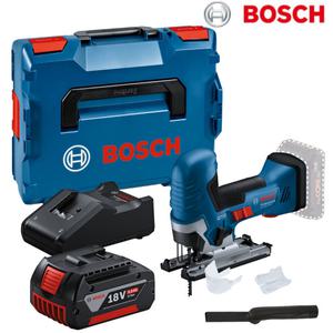 보쉬 18V 무선 충전 직쏘 직소기 GST18V-125S 5.0Ah 배터리 1개 세트