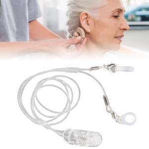 노인용 투명 보청기 클립 탈락 방지 거치대 분실 고정 랜야드