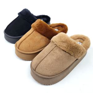 순이의신발장 153g 가벼운 키높이 통굽 양털 여성 어그 방한 슬리퍼 여자 겨울 퍼신발