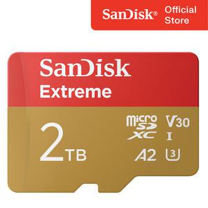샌디스크 마이크로 SD카드 익스트림 2TB 2테라 블랙박스 닌텐도 핸드폰 카메라 외장 메모리