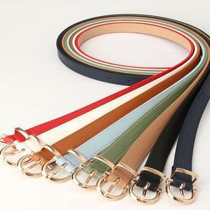 (LND) 라운드 여성 버클 벨트 캐주얼 정장 허리띠 밸