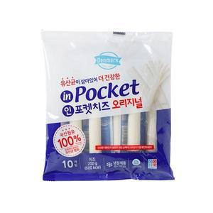 동원 [엄마맛집]덴마크 인포켓치즈 오리지널(20gx10개입) 1세트 아이 외출용 어린이 초등학생 간식 소풍 나