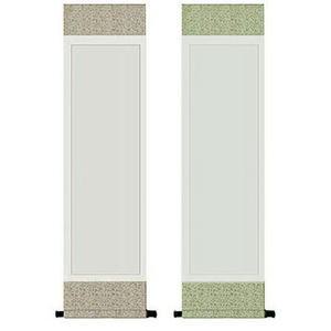 반절20호/전체42x192 공간34x136cm/완성족자