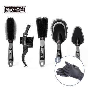먹오프 브러쉬 5종 세트 클러 소프트워싱 디테일링 휠컴포넌트 2프롱 브러쉬 자전거 세차 세척 용품