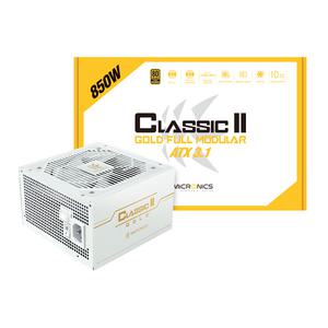 마이크로닉스 Classic II 850W 80PLUS골드 풀모듈러 ATX3.1 화이트