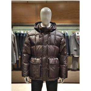 갤러리아 킨록 오버핏 카라코람 구스다운 점퍼 브라운 (TIU18)