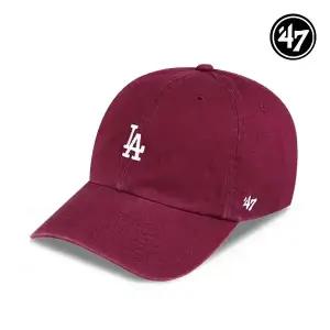 47브랜드 LA 다저스 스몰 로고 MLB 엠엘비 볼캡 야구 모자 카디널 B-BSRNR12GWS-CAA