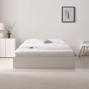 밀키웨이 베서니 무헤드 수납침대 Q 크림화이트