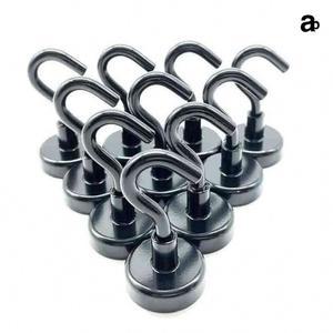 현관문 주방 자석 후크 걸이 차키 마스크 10개 12MM 자석후크