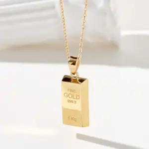 [골드팡] 14k 파인골드바 목걸이