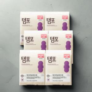 템포 유기농 순면 생리대 대형 14개입 X 6팩 생리대