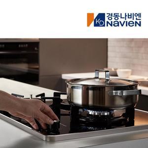 [나비엔 매직]경동나비엔 빌트인 3구 가스렌지 쿡탑 레인지 코드식  560x480(6203)