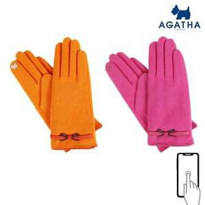 [기타]아가타 스마트 터치 여성용 겨울 모직장갑 WAGW71719