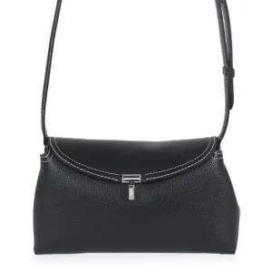 25SS 여성 티 락 클러치 블랙그레인