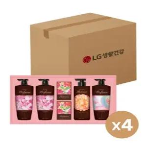 [바로도착] 25년 추석 정성담은 샴푸바디 프리미엄 선물세트 x4