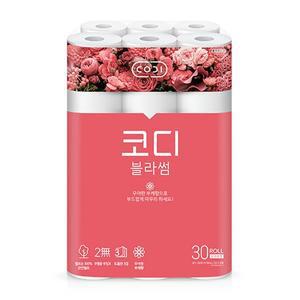 [코디][SSG단독]코디 블라썸 천연펄프 30M30롤 1팩(무료배송)