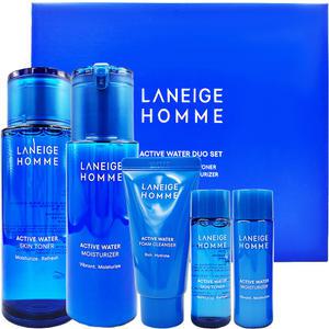 2종세트 라네즈 옴므 액티즈 워터 스킨180ml+로션125ml 남성스킨세트 선물