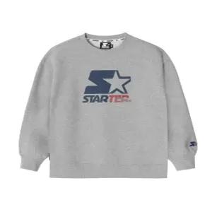 [스타터 블랙라벨 키즈]에센셜 스웨트 셔츠 (멜란지) ST251IMM07_MLG